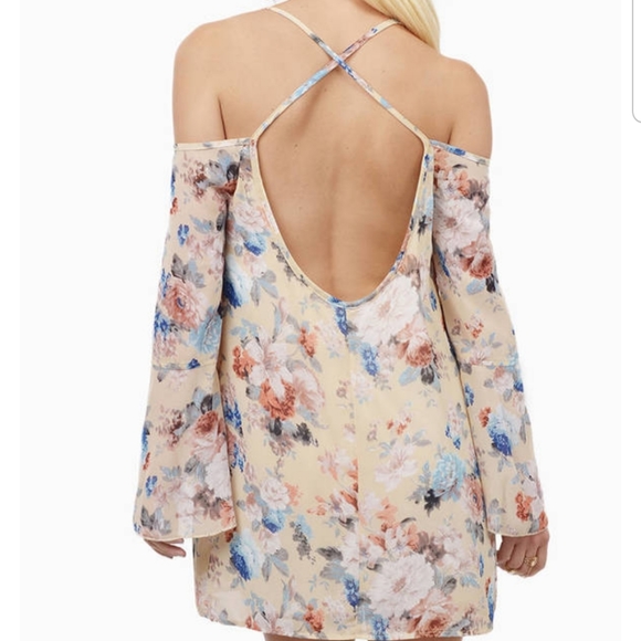 Tobi Spring Fling Mini Cold Shoulder Dress - Picture 4 of 4